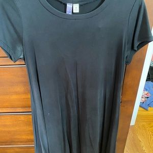 Black T shirt dress